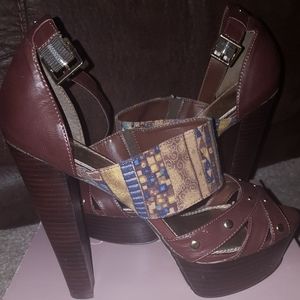 LEANNE platform heels